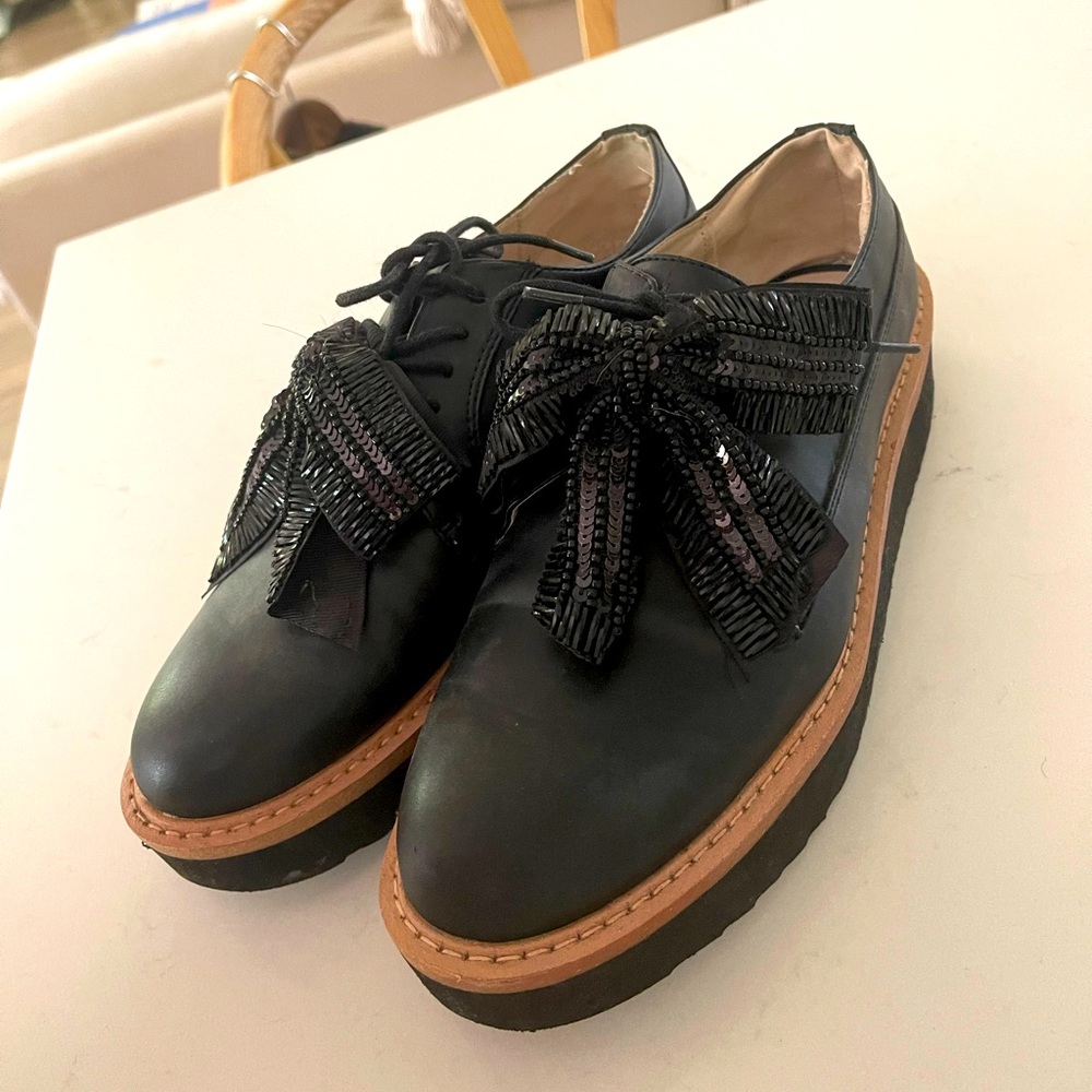 Sparkling fancy shoes